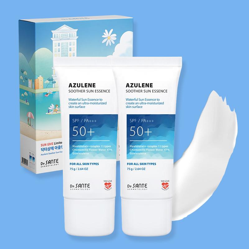 [7月イベント] 1+1 Santé サンクリーム Sudor Sun Essence デュオセット 日焼け止め 75ml + S1-4バンドルセット