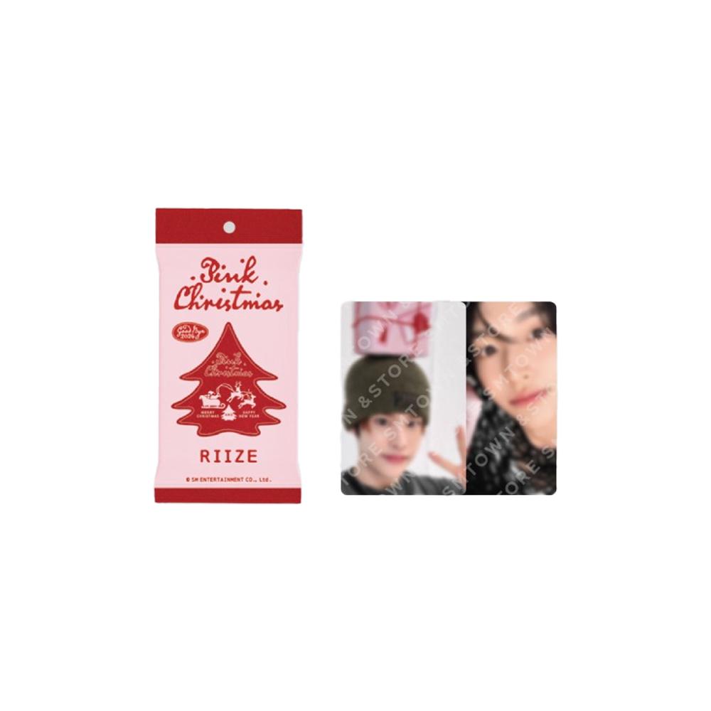 ピンク クリスマス フォトカード SM 2024 RIIZE