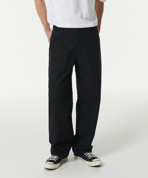MUSINSA STANDARD musinsastandard MUSINSA リップストップ ファティーグパンツ ブラック
