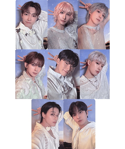 [8種セット/ファンフリ] エイティーズ ATEEZ GOLDEN HOUR Part.2 予約販売 特典フォトカード