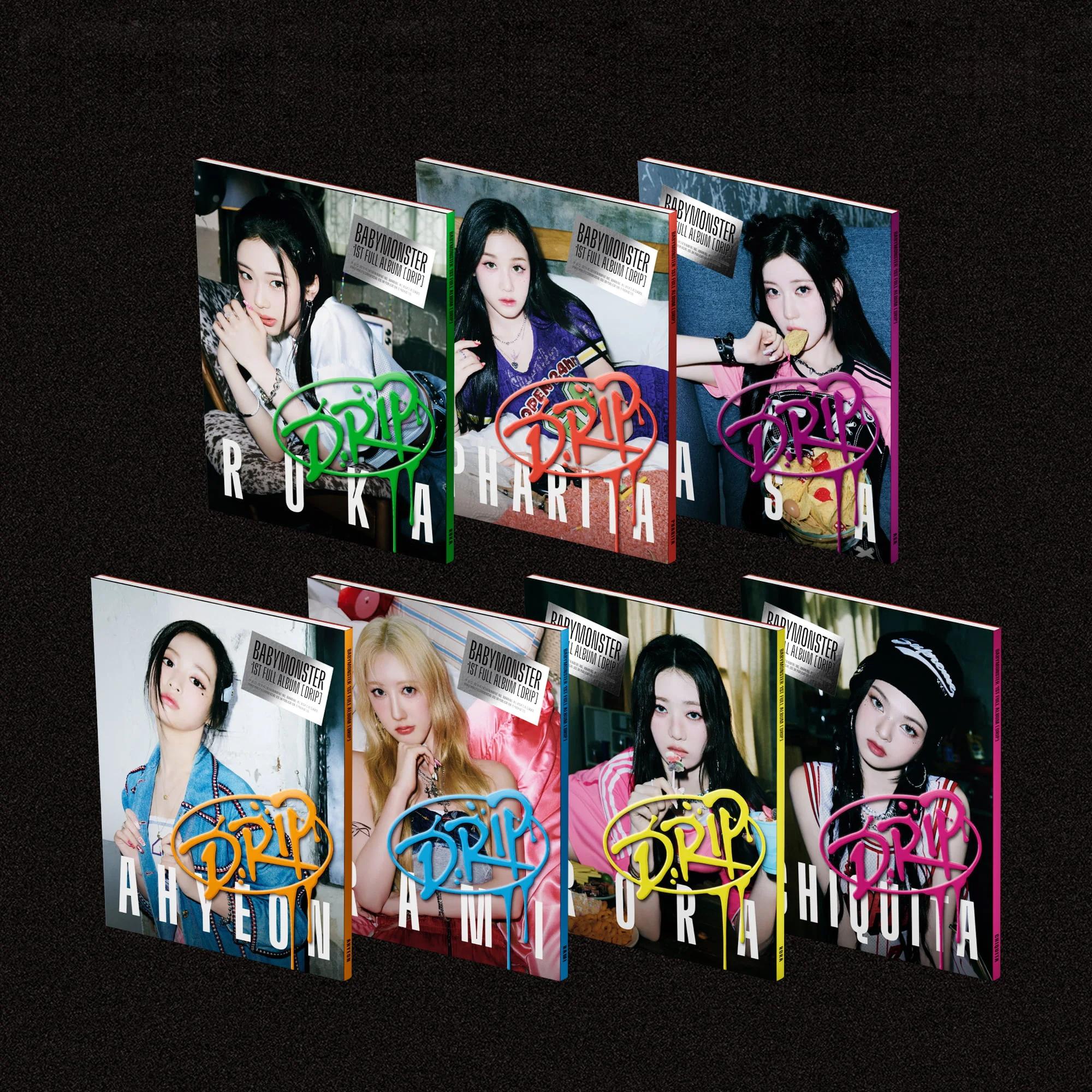 BABYMONSTER DRIP 1集 正規アルバム タグ アルバム YG TAG ALBUM Ver 7種セット