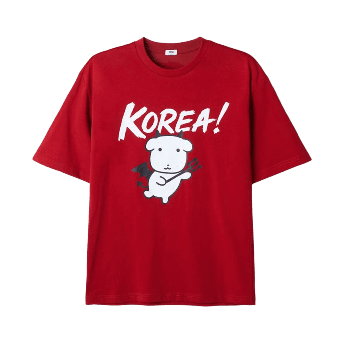 M SPAO x GANA_DI ショートスリーブTシャツ レッド SPRLG25U09