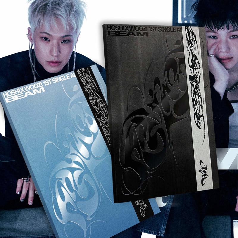 ホシ ウジ アルバム 同い年 BEAM 빔 HOSHI X WOOZI フォトブック 2種 ホウ注意報 SEVENTEEN