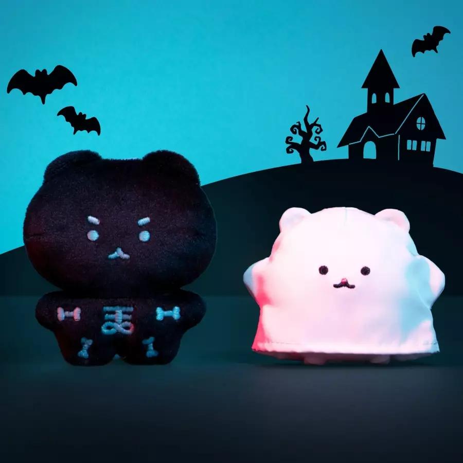 망그러진곰 해골 망곰 유령 햄터 야광 인형 키링 (세트)