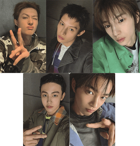 [5종세트/위버스] 코르티스 GREENGREEN 릴리즈 라이브 특전 포토카드 포카