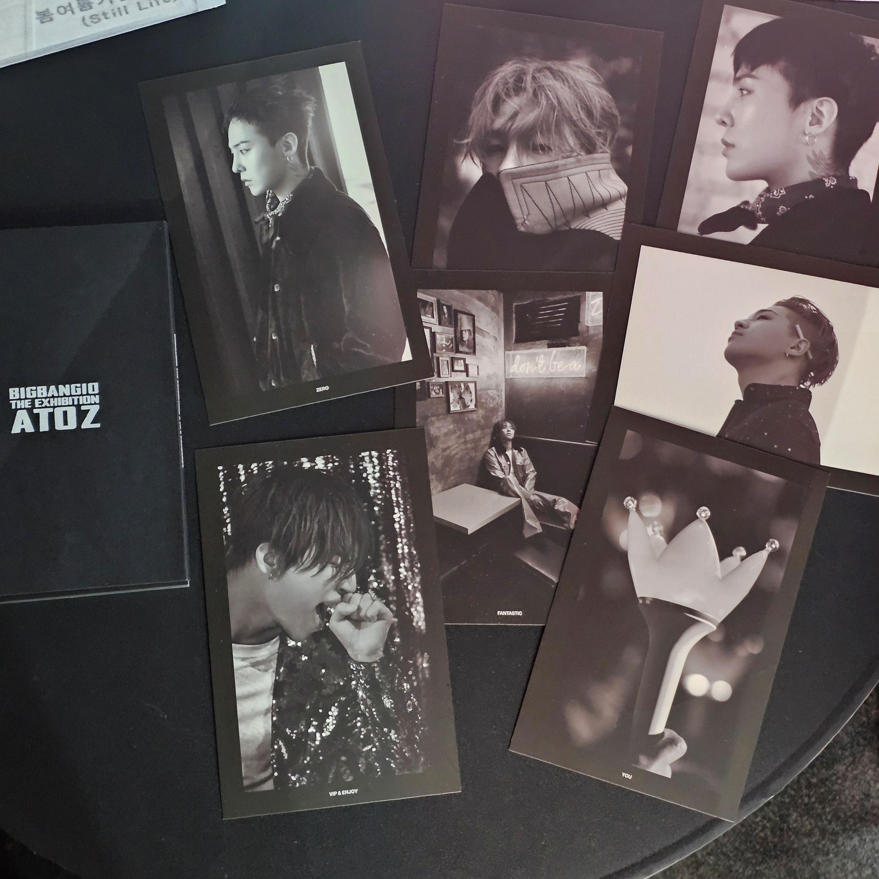 BIGBANG10 THE EXHIBITION A TO Z 팜플렛 엽서 세트 (20장) 빅뱅