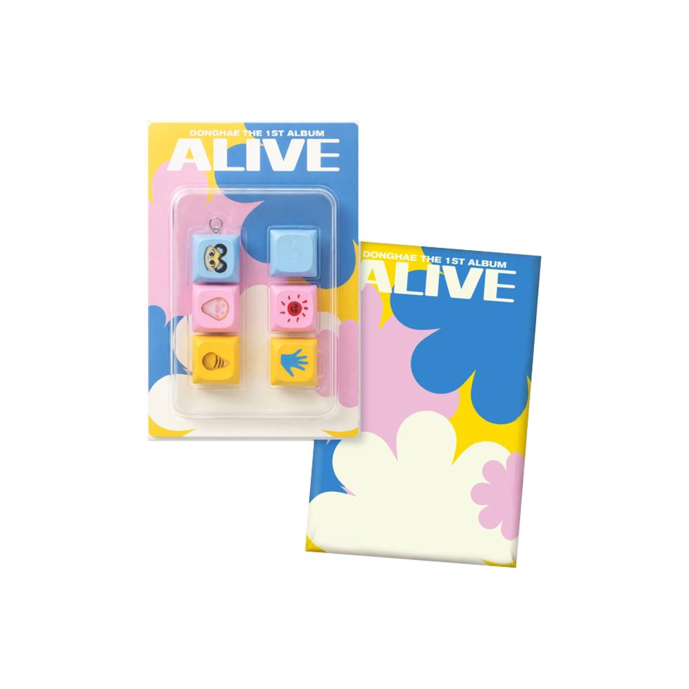 동해 앨범 ALIVE 정규 1집 슈퍼주니어 DONGHAE 키캡 키링 버전 KEYCAP