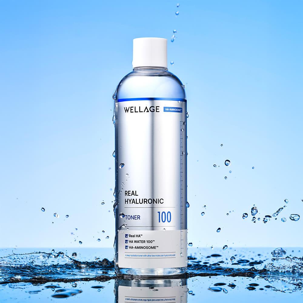 WEllAGE リアル ヒアルロニック 100 トナー 500ml, 1個