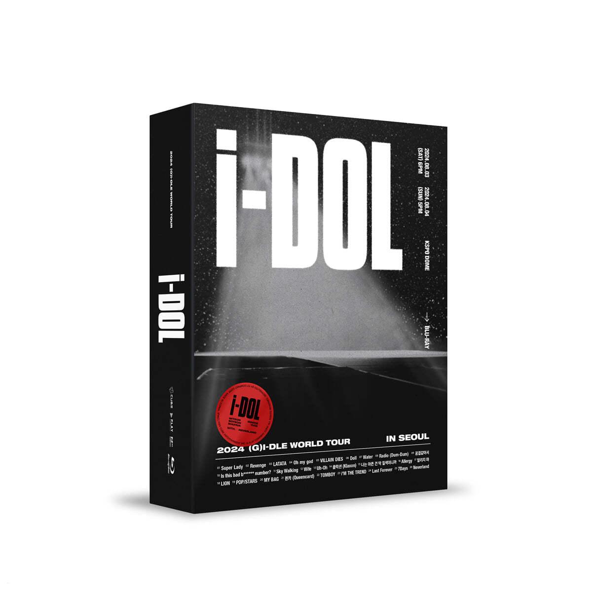 (Blu-ray) (G)I-DLE 2024 (G)I-DLE WORLD TOUR iDOL IN SEOUL Blu-ray