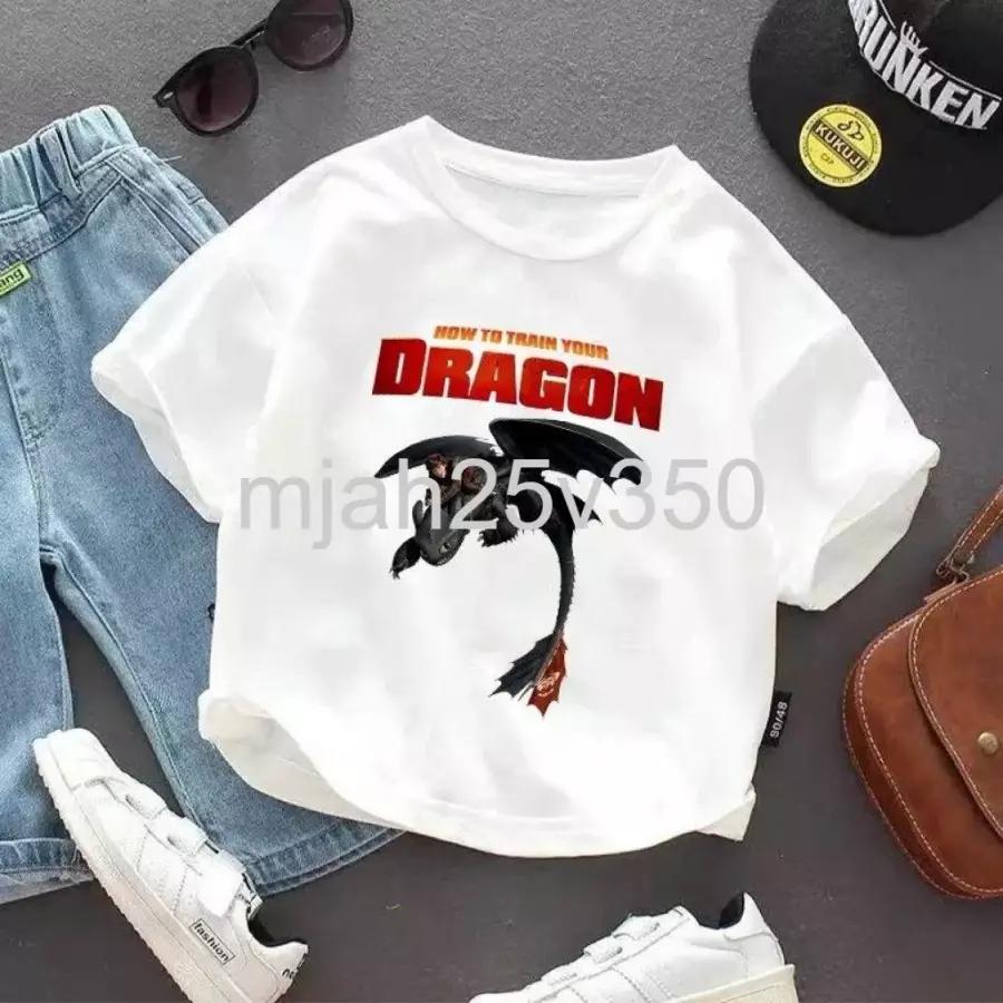 How to Train Your Dragon Toothless Hiccup キャラクター ドラゴン 竜 トカゲ 半袖 Tシャツ 服