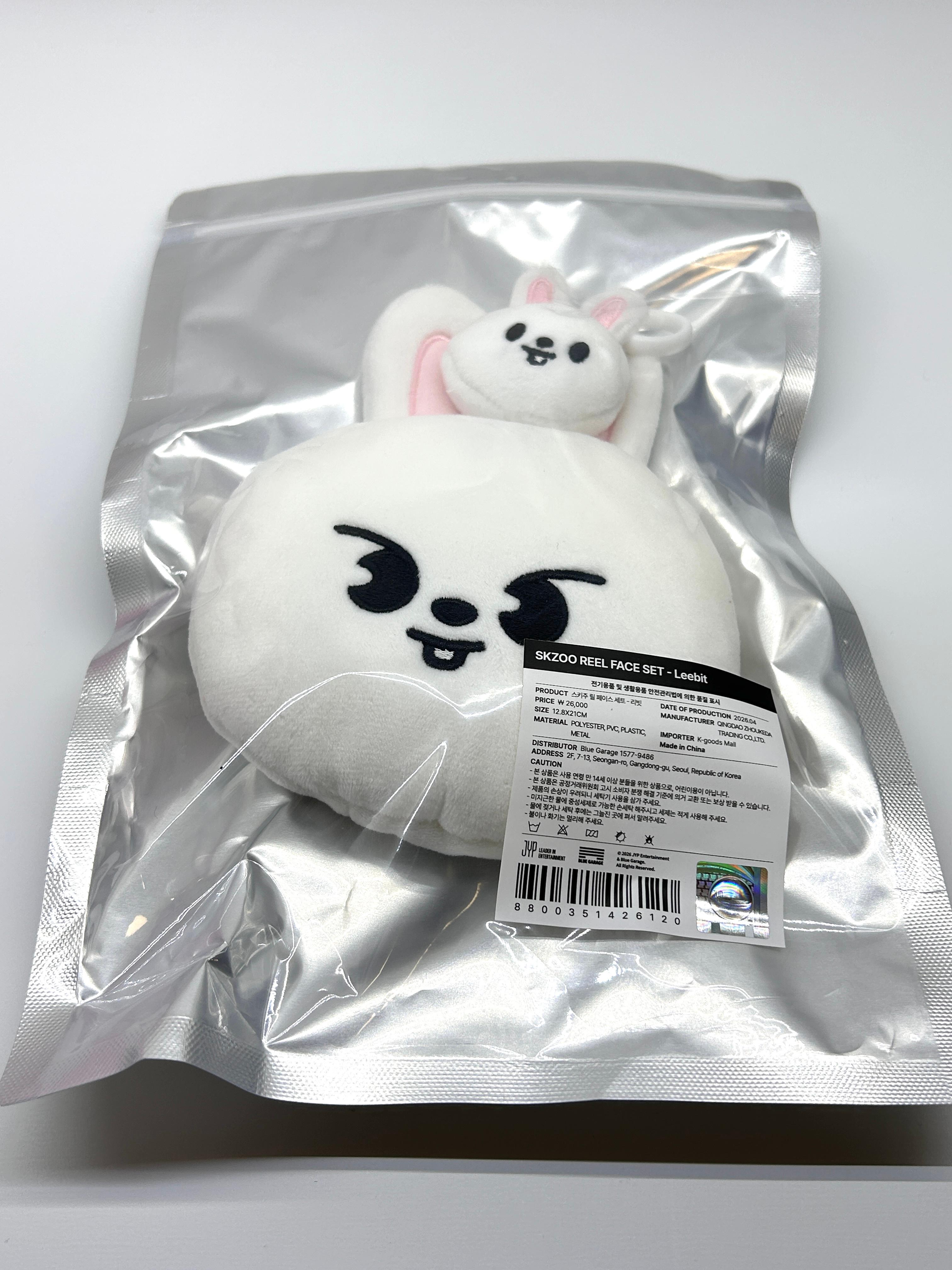 SKZOO REEL FACE SET ポーチ キーリング リビット Stray Kids ポップアップ グッズ
