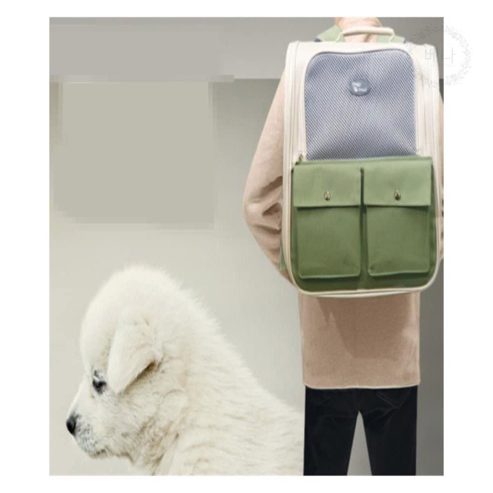 ベナモール 犬用バックパック ミント 折りたたみ式ペットキャリー シート