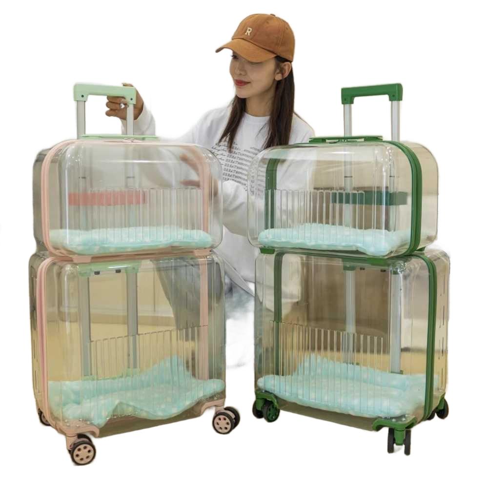猫用透明キャリー 犬用ペットキャリー 犬用品 バッグ 散歩