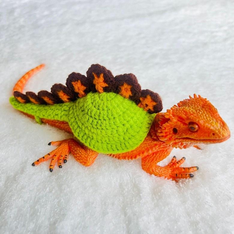 トカゲ 服 飼育ケース 小物 爬虫類 衣装 ヤモリ 散歩用ハーネス 1個