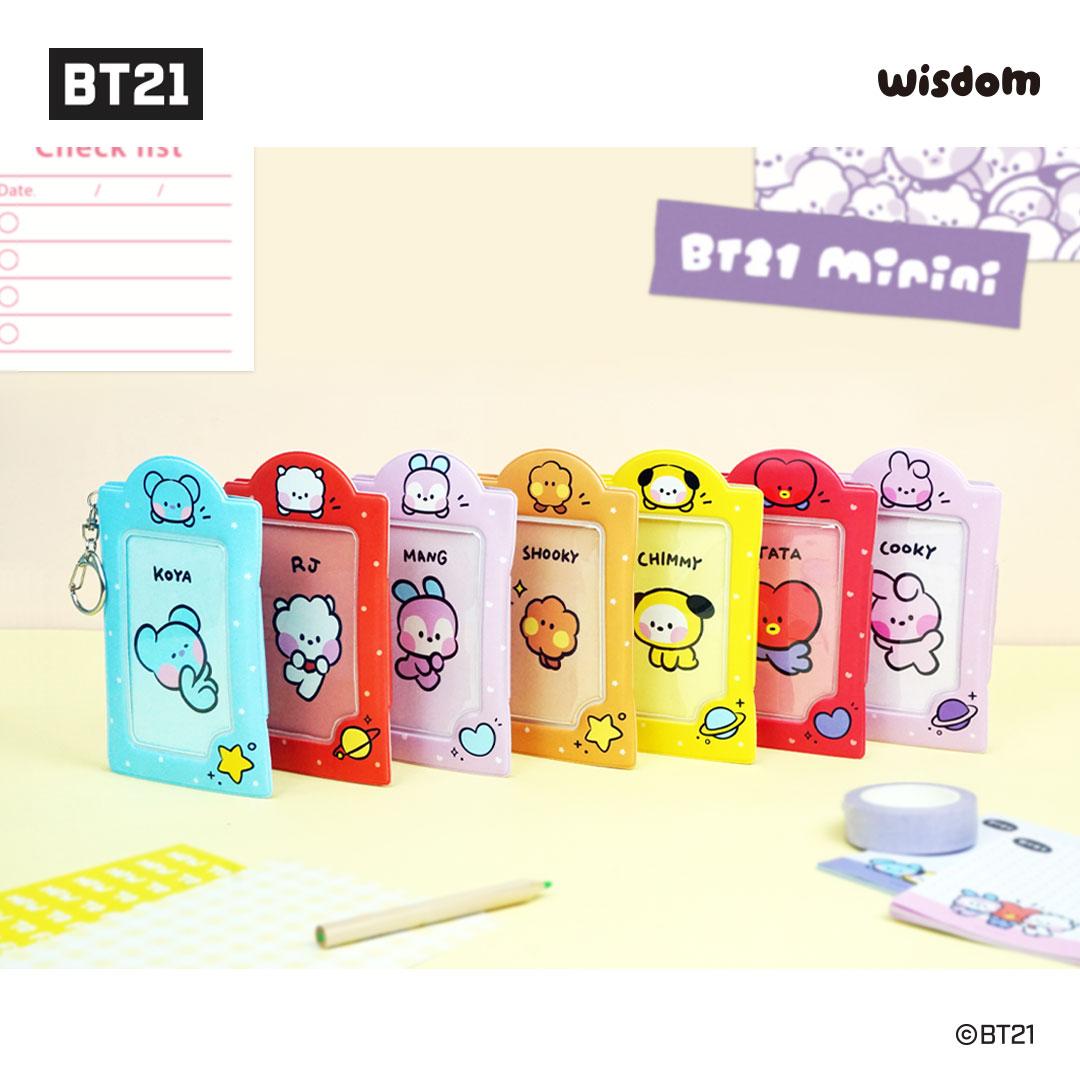 BT21 MININI ポストカードホルダー キーリング