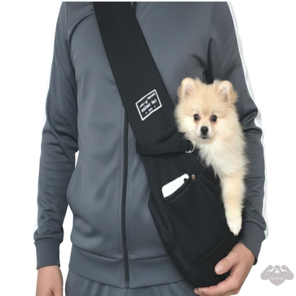 콩킹팜 ペット用キャリーバッグ 犬用スリングバッグ 犬用お散歩バッグ 携帯用