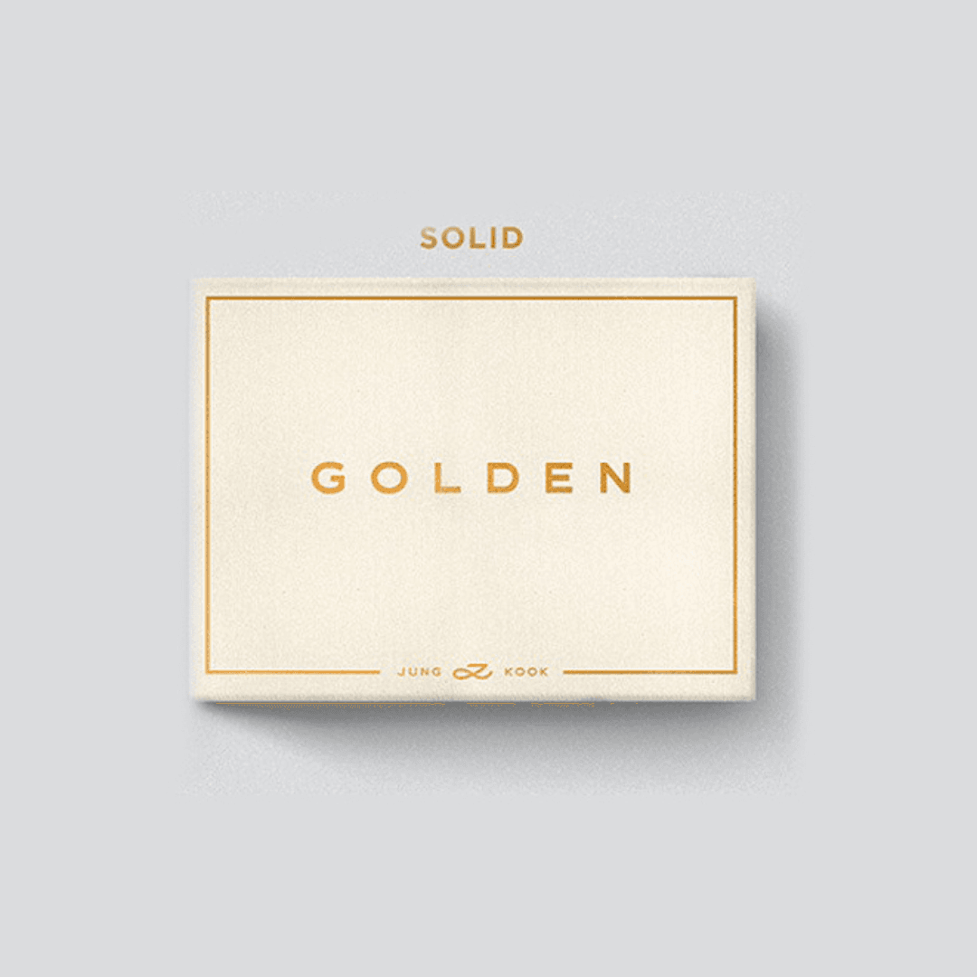 정국 골든 앨범 GOLDEN 방탄 BTS SOLID버전