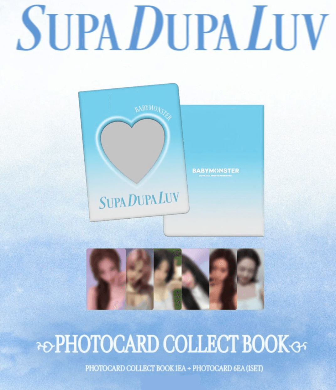 BABYMONSTER SUPADUPALUV フォトカードコレクトブック 公式MD