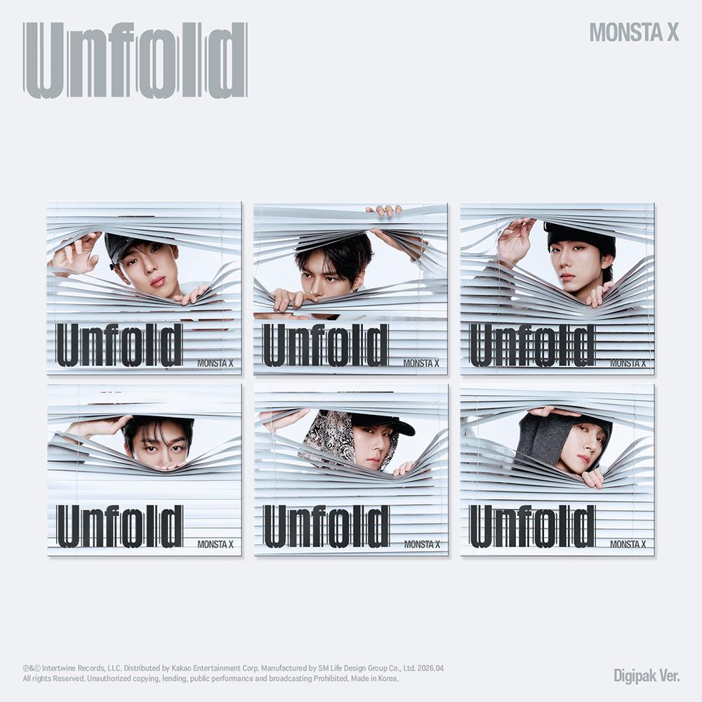몬스타엑스 미국 정규 앨범 Unfold 디지팩