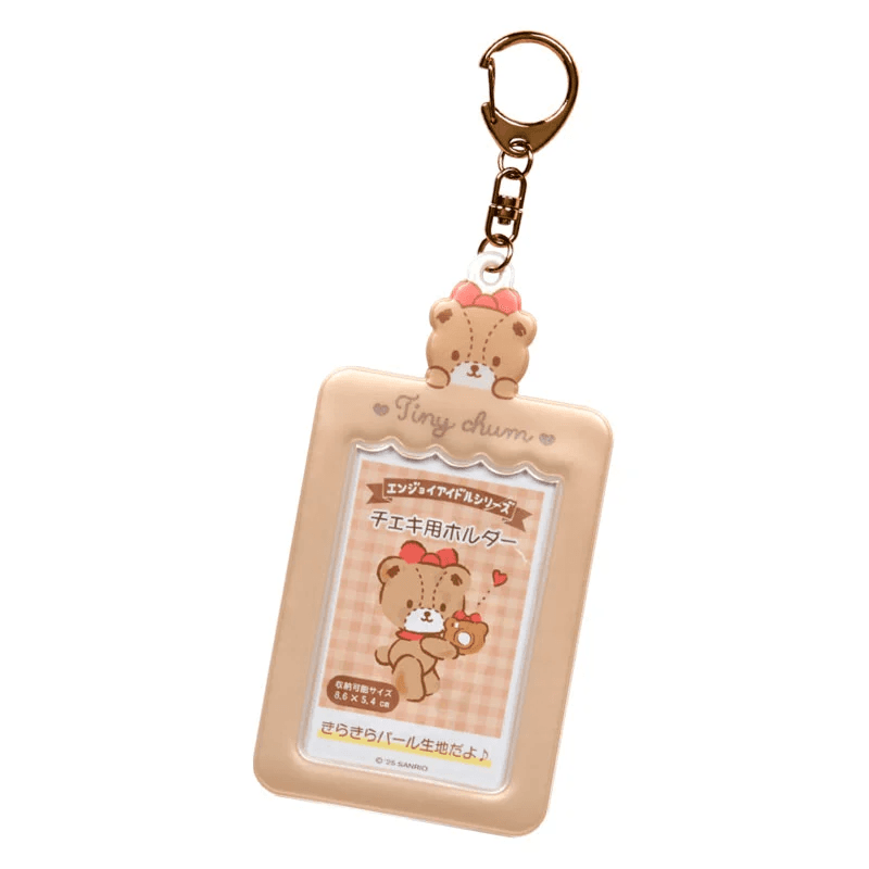 Sanrio (산리오) エンジョイアイドル チェキ用フォトカードホルダー キーリング タイニータン