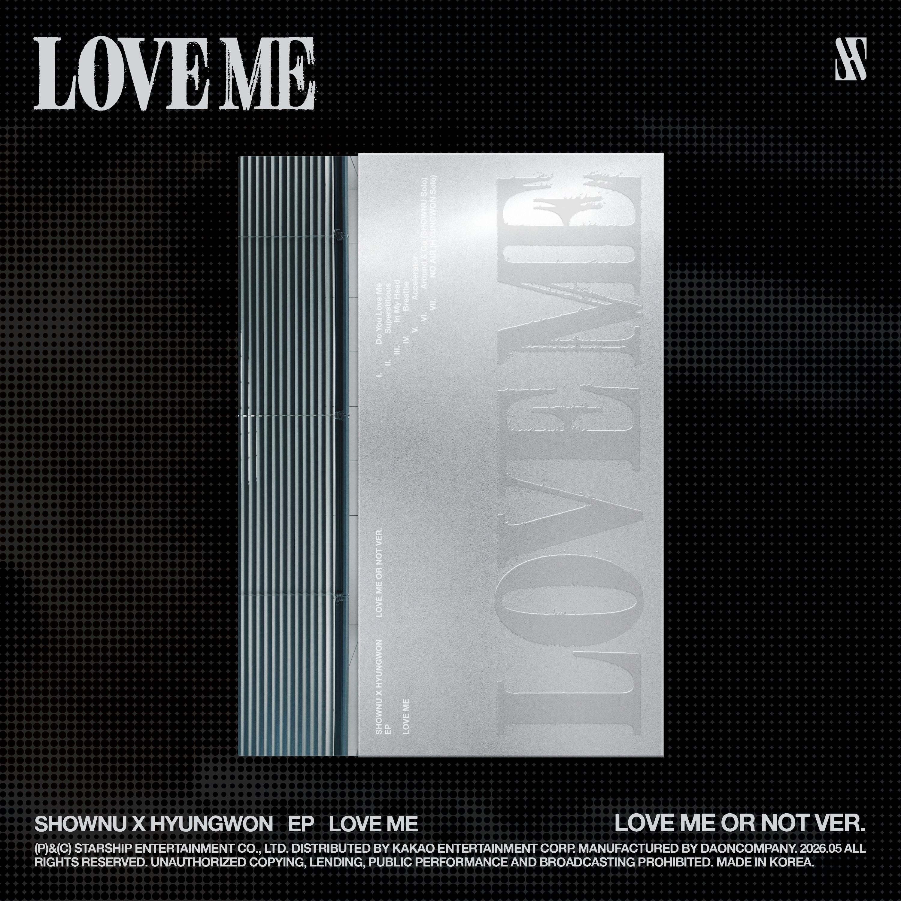 ショヌ ヒョンウォン アルバム LOVE ME EP MONSTA X LOVE ME OR NOT