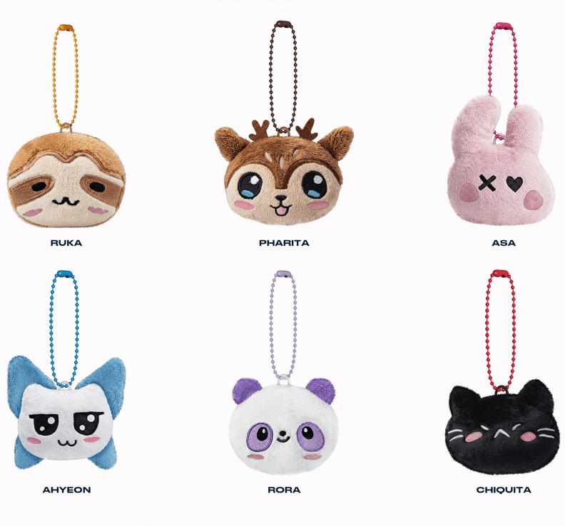 [選択] BABYMONSTER アルバム ベモン ミニ3集 춤 CHOOM プラッシュキーリング Plush Keyring