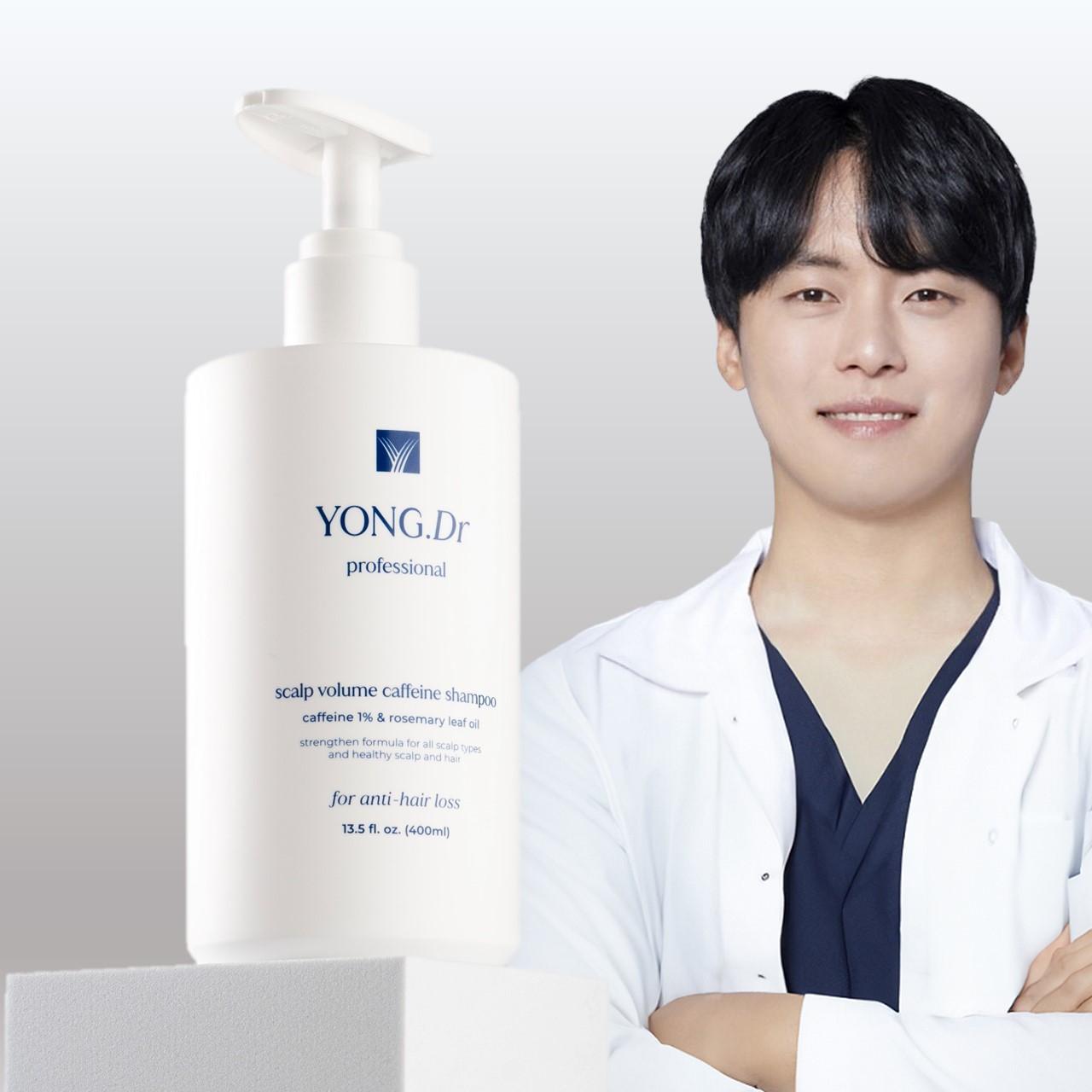 Yong Doctor 機能性スカルプ ボリューム カフェイン 薄毛シャンプー 400ml
