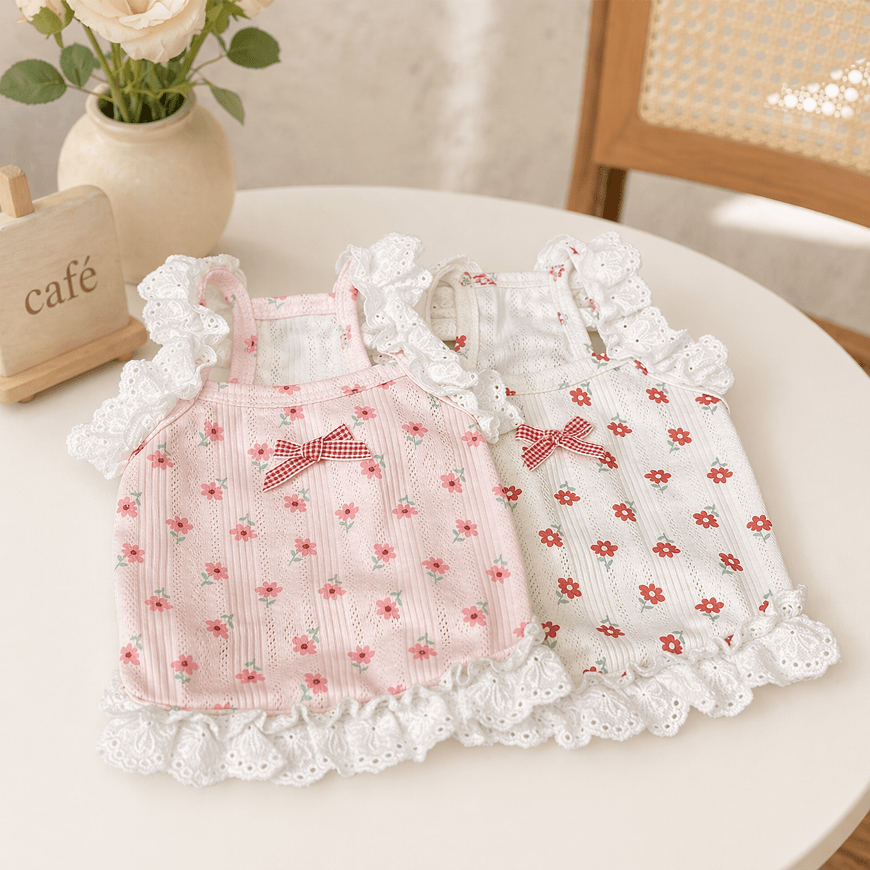 犬 夏服 小型犬 タンクトップ 犬用UVカット 中型犬 クールTシャツ 犬用 クーリング 室内着 犬 春服 リボン