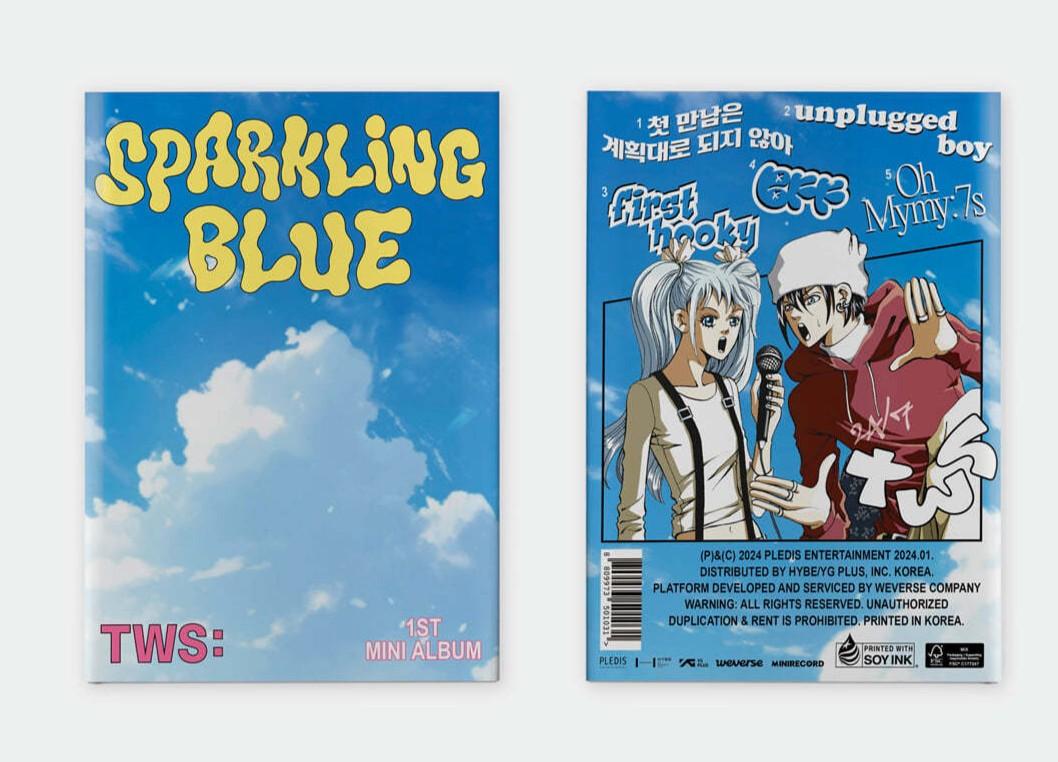 (在庫あり 即日発送) 투어스 ミニ1集 Sparkling Blue [위버스앨범]