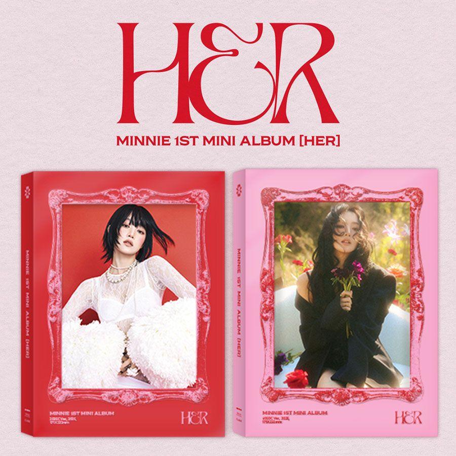 (CD) MINNIE ((G)I-DLE) - HER (Mini 1集 アルバム) (ランダム1種)