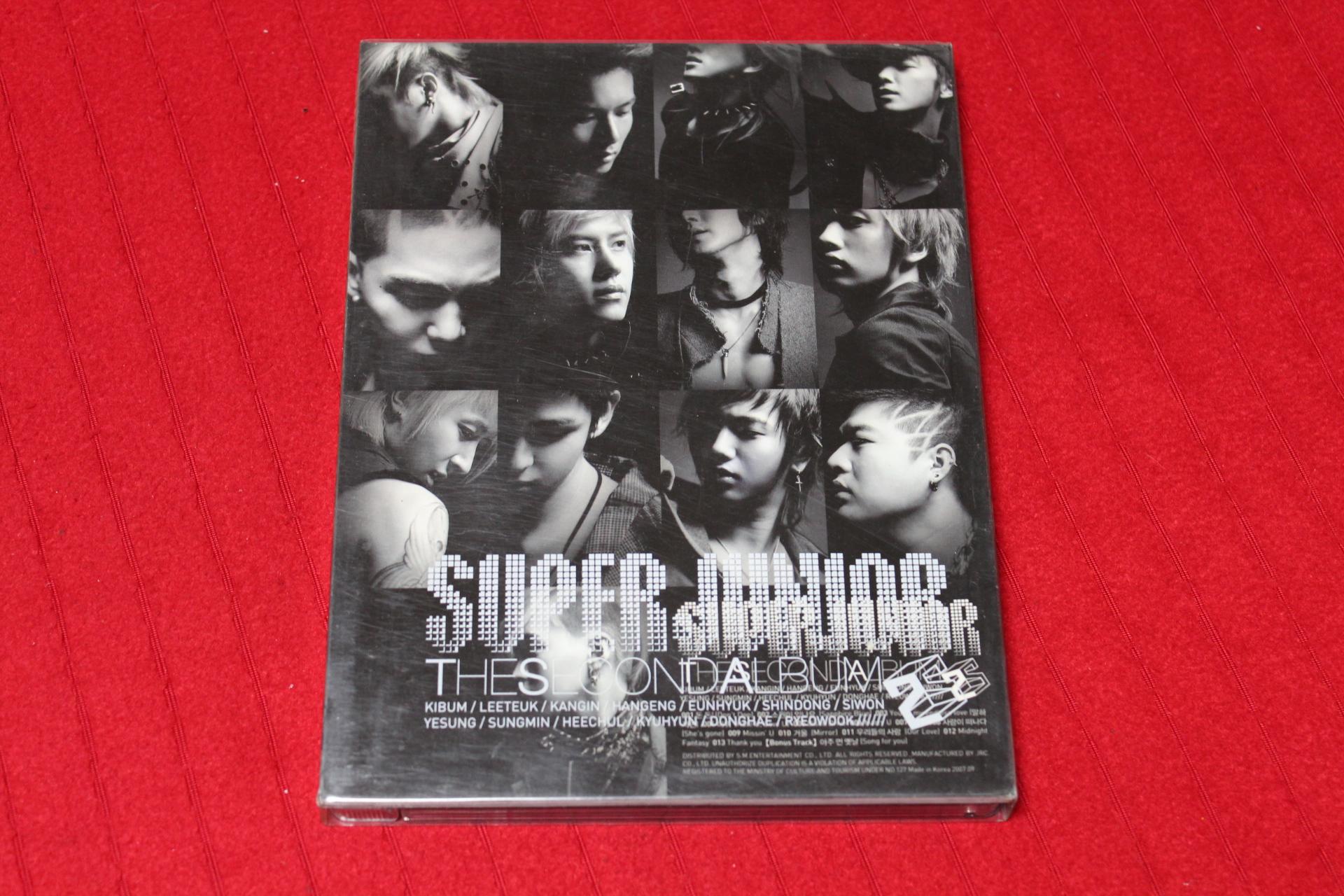 2056 中古CD / SUPER JUNIOR THE SECOND ALBUM / アウトケース / ブックレット / 状態良