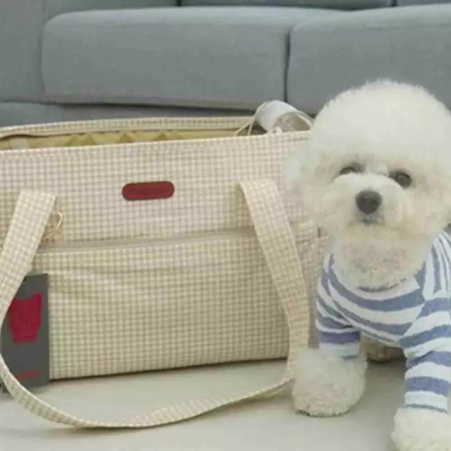 犬用キャリーバッグ グレープイエロー 小型犬キャリーバッグ ペットキャリー