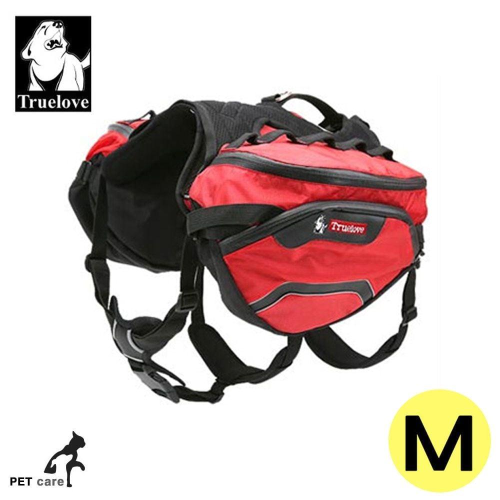 アウトドアバックパック レッド M ペットキャリー 犬用ファッション