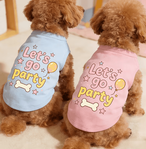 NewDays パーティープリンティング 飼い犬 夏 部屋着 犬服