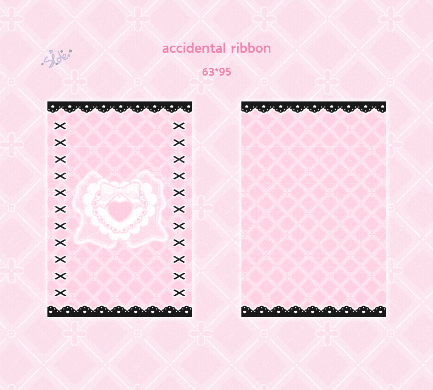 side님 デザイン Accidental Ribbon BLACKPINK バインダーリフィル 10枚 (マット)