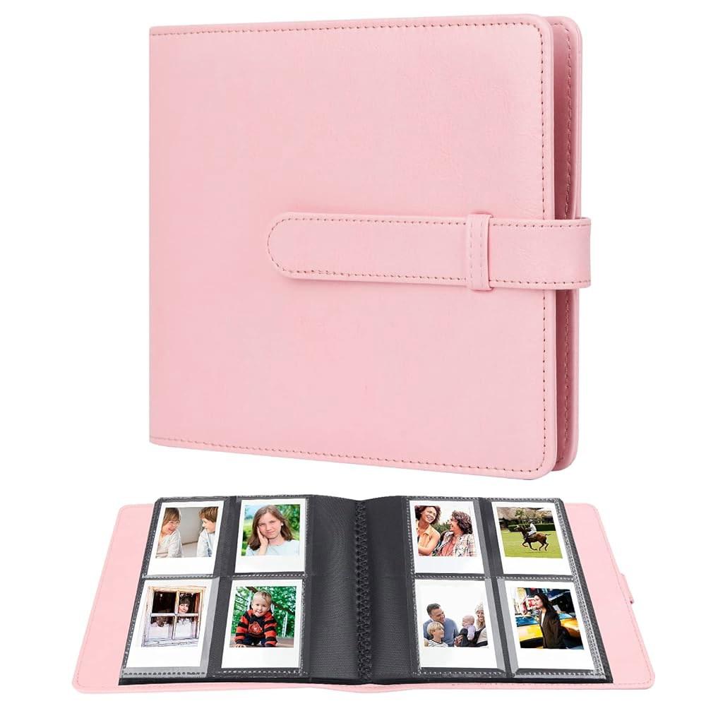 폴라로이드 에브리씽 박스 카메라 인스턴트 필름용 256 포켓 사진 앨범 핑크 Black 256 Pocket
