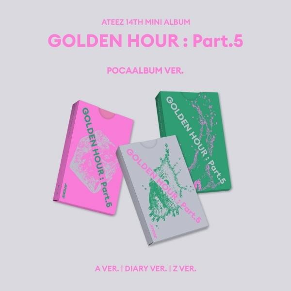 ATEEZ アルバム ミニ14th Album GOLDEN HOUR Part 5 ATEEZ ポストカード
