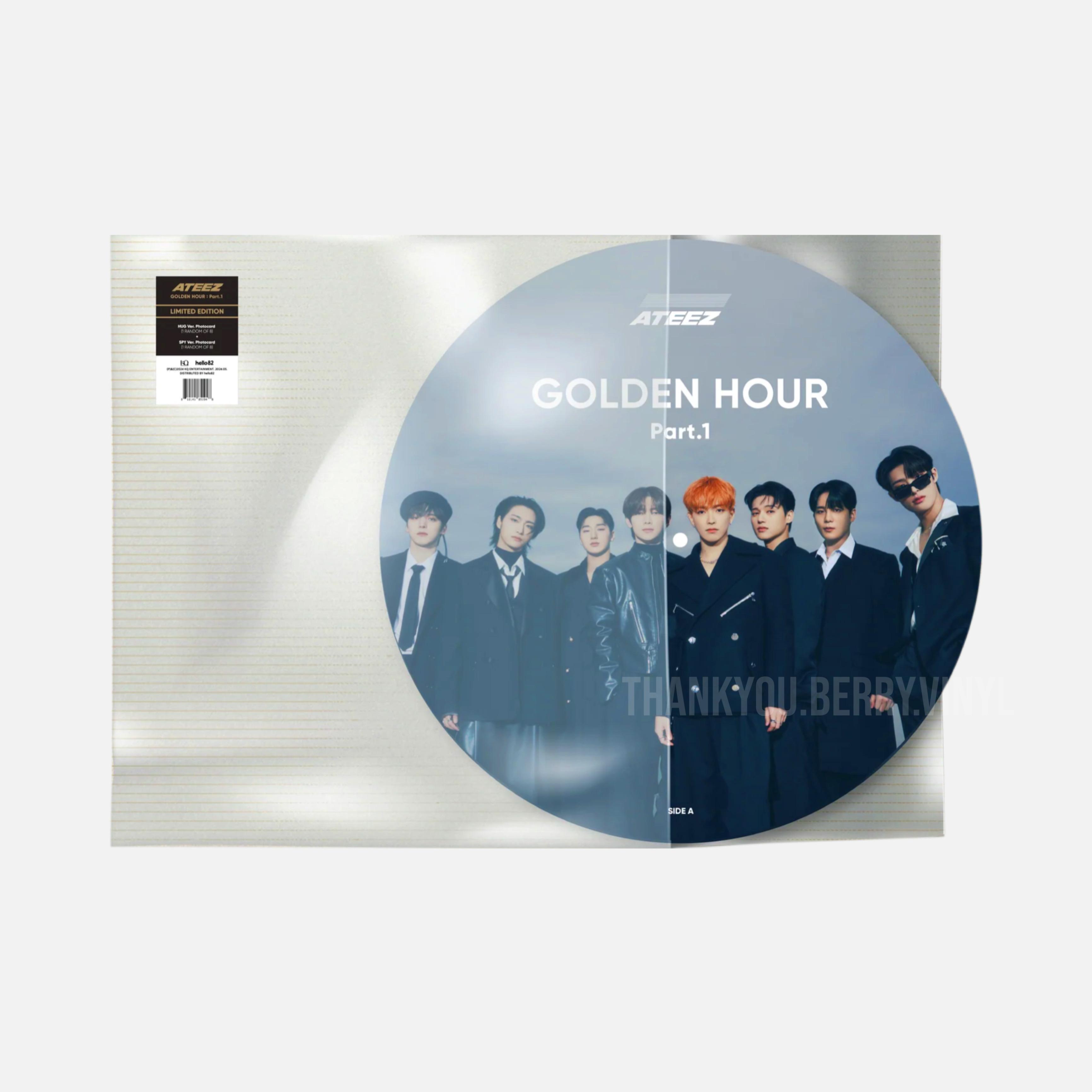 [国内発送] ATEEZ LP Mini 10th Album GOLDEN HOUR Part.1 (限定盤/ピクチャーディスク盤)