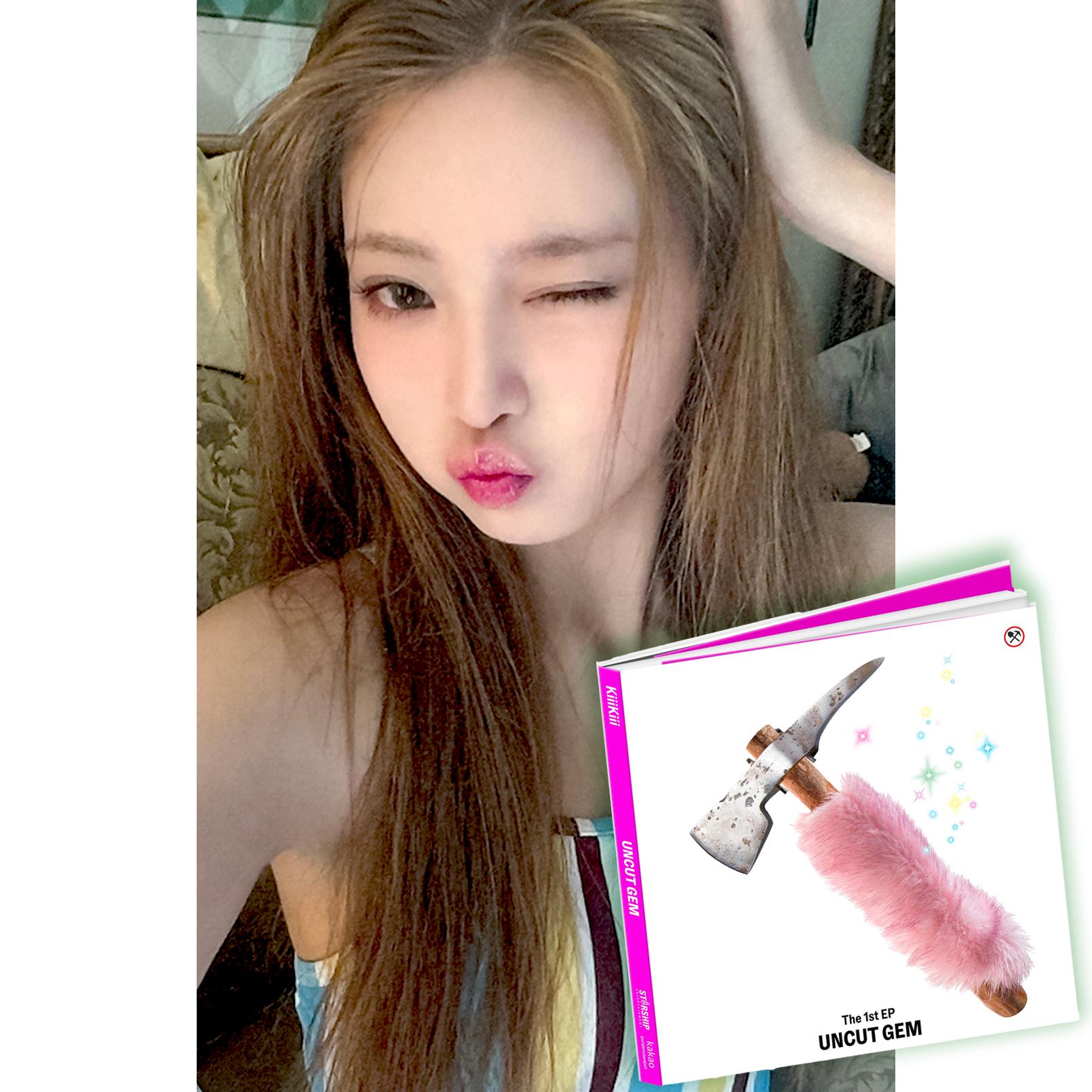[하음/위드뮤] 키키 댄싱어론 UNCUT GEM ファンサイン会 ポ토カード アルバム付き