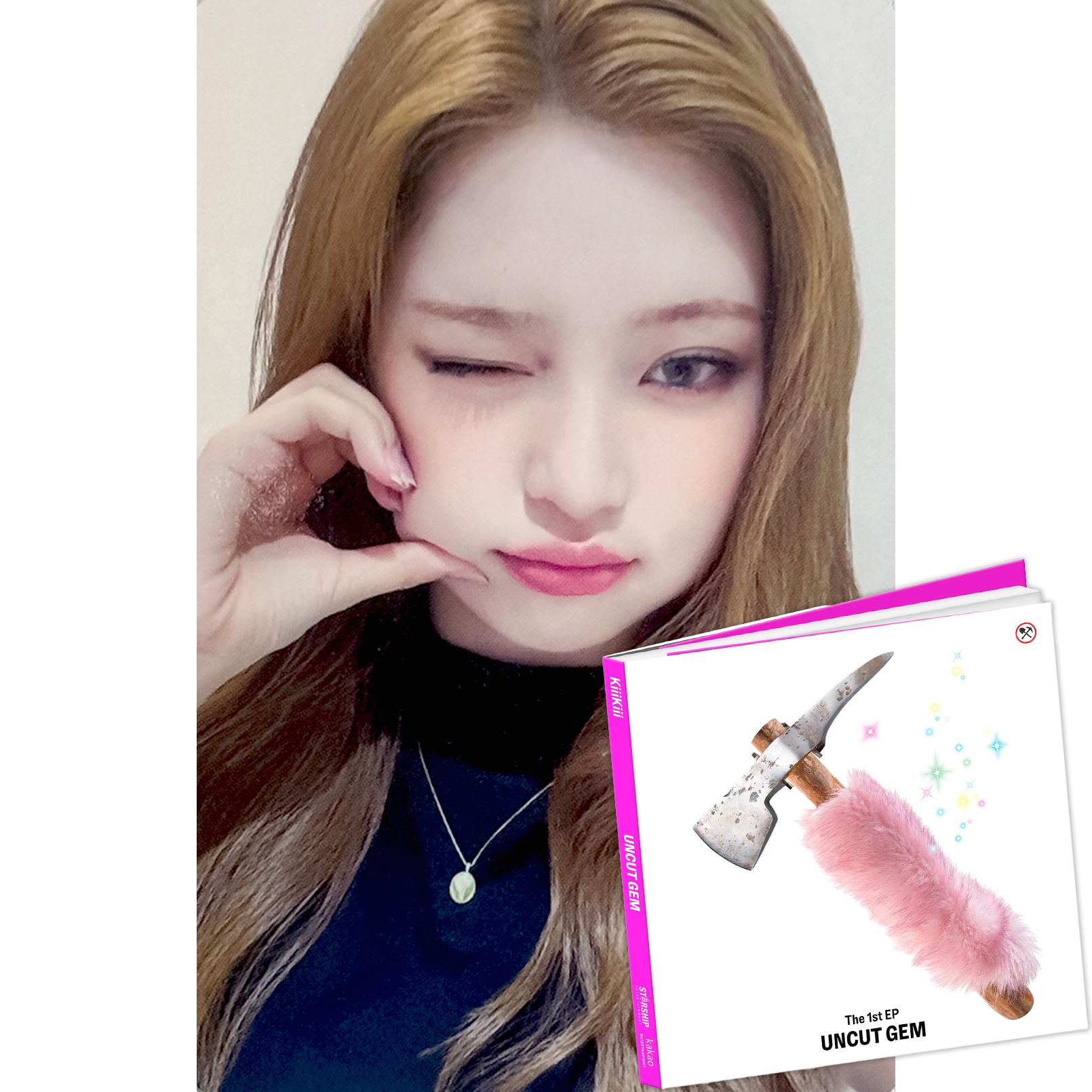 [하음/메이크스타] 키키 댄싱어론 ファンサイン会 ポ토カード アルバム付き ほほつね