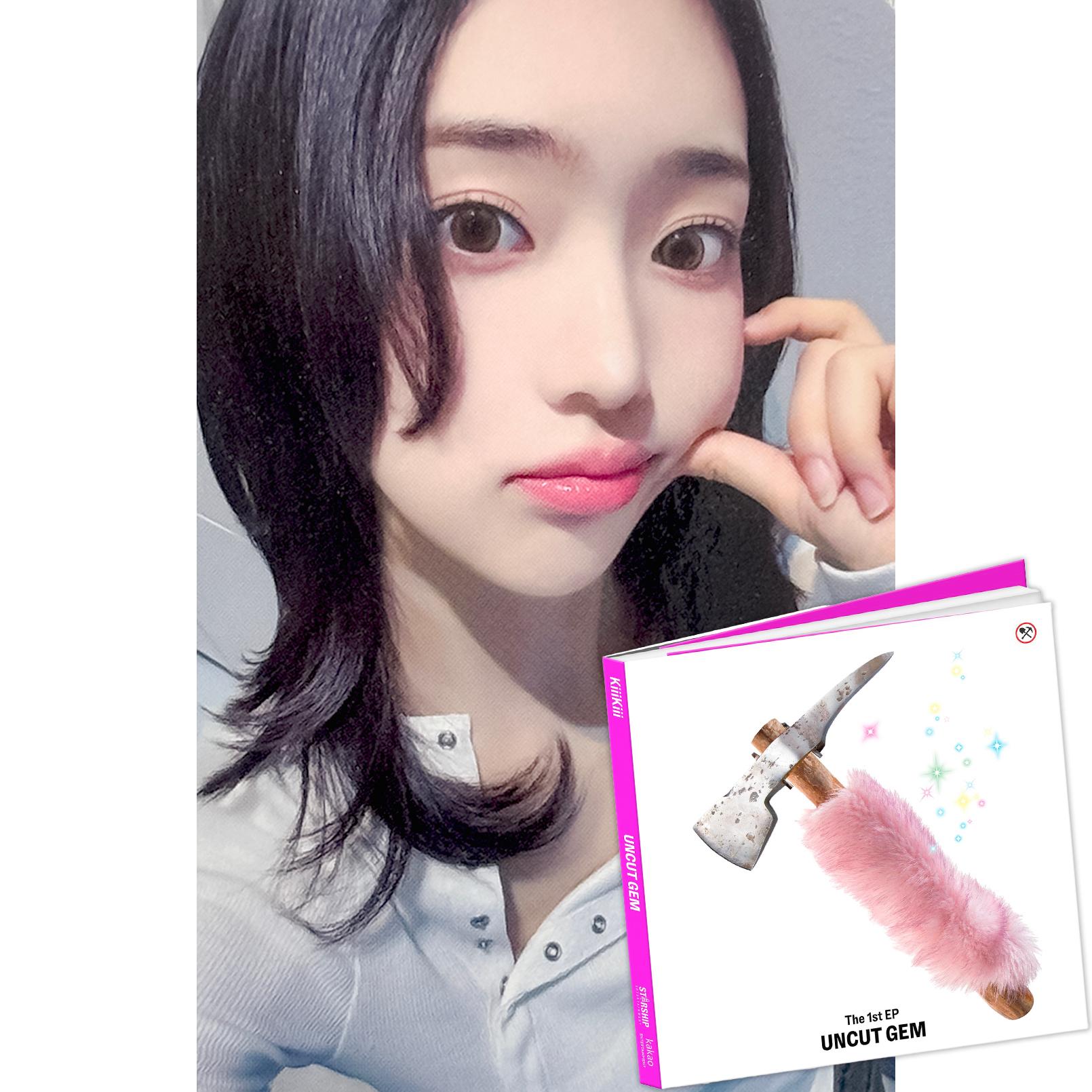 [이솔/메이크스타] 키키 댄싱어론 팬싸인회 포토카드 앨범 포함 볼꼬집