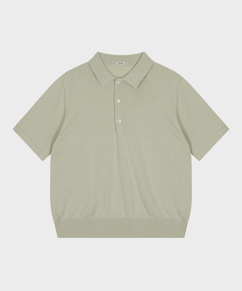 [TAILDUN] Cotton Knit Polo Short Shirt Mint TD26N4OT105MMT