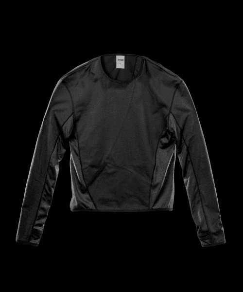 [PRINOIR] Ethereal Long Sleeve - Black P7S-ALS-OD1400-BK