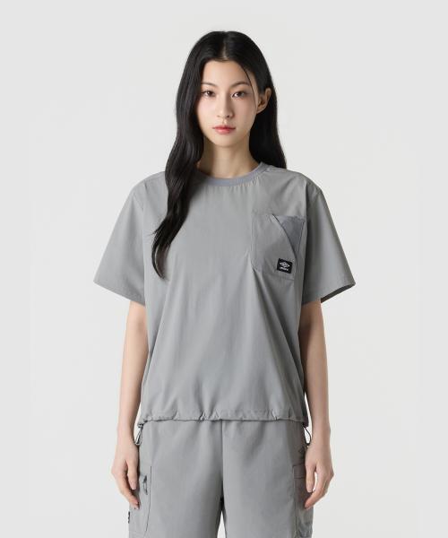 [엄브로] 칠아웃 반팔 피스테 그레이 UR223CWT62 UR223CWT62_GKA0