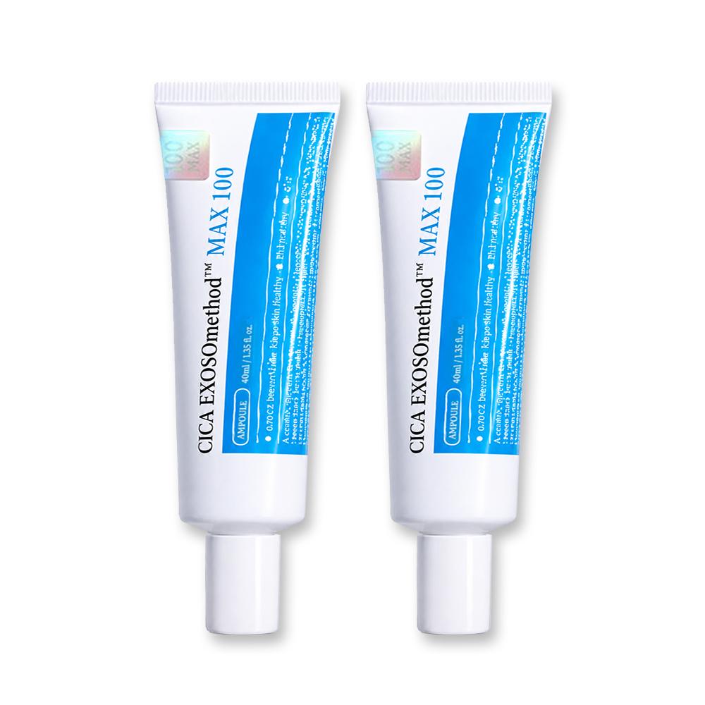 엑소프록실 シカ 엑소좀 100 맥스 クリーム 앰플 40ml x 2個