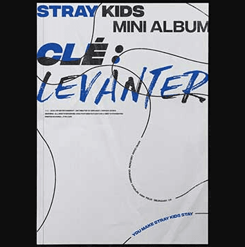 일반반 Stray Kids CLE LEVANTER 클레 레반터 더블노트 일반판 바람 그레이