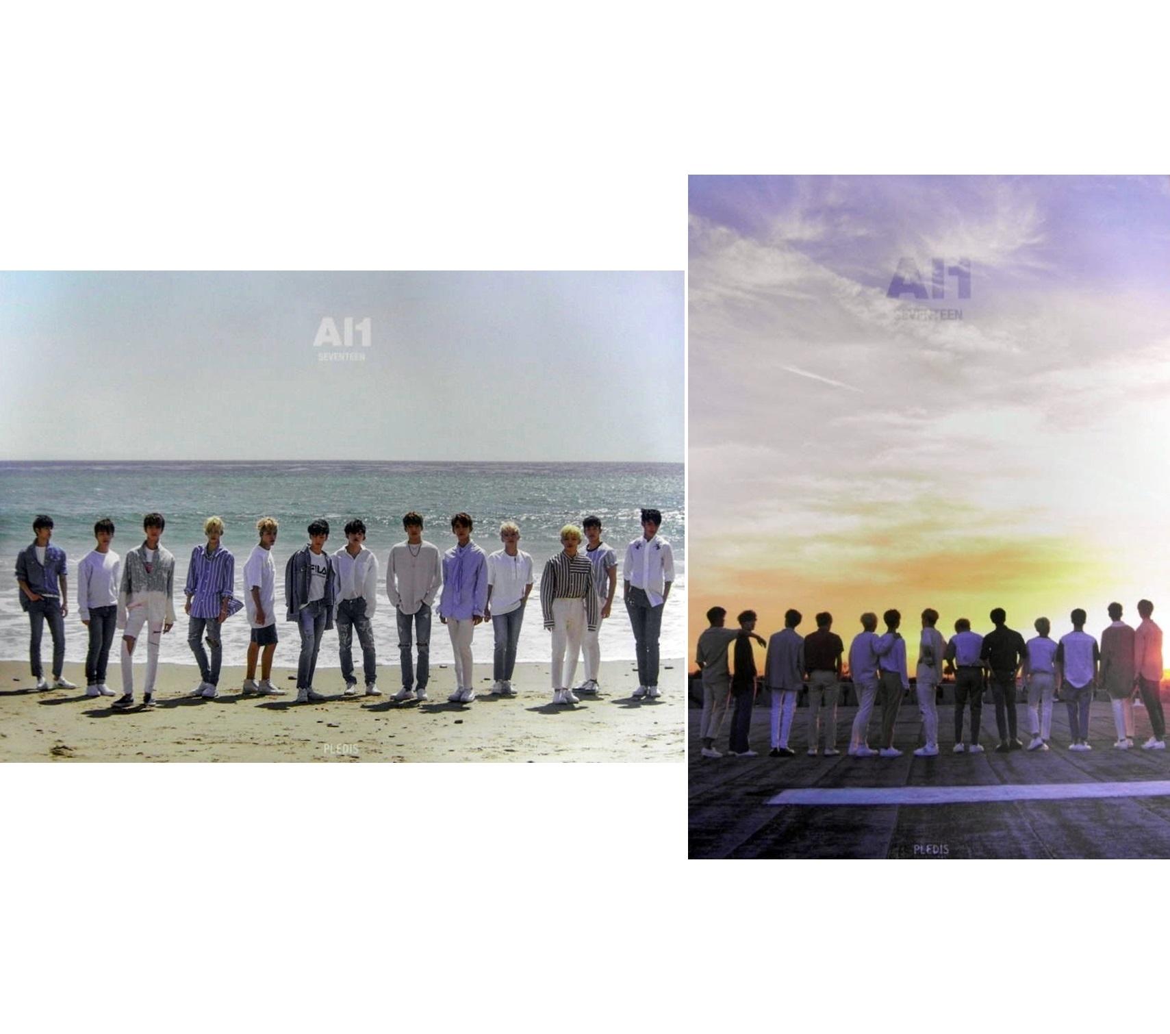 (ブロマイド2種+筒) SEVENTEEN - Alone Al1 All ポスター