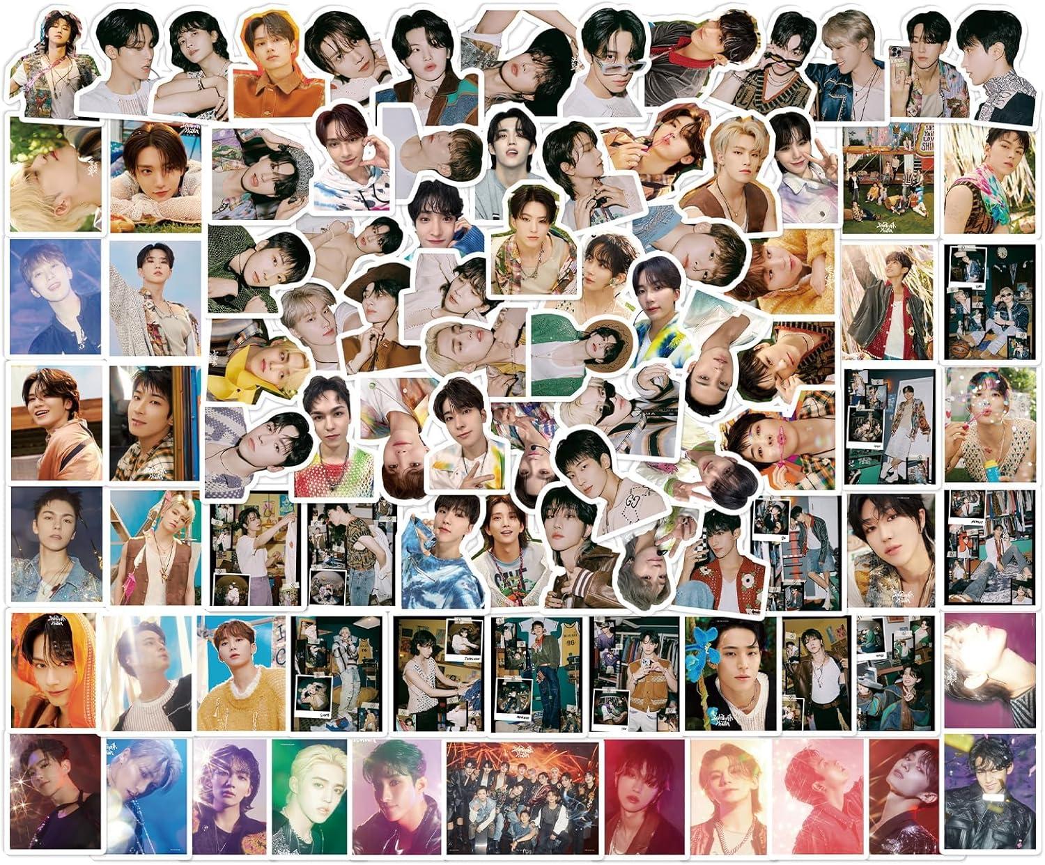 KPOPBP 세븐틴 스티커 새 앨범 머천트 90 PCS 노트북 생일 파티 장식 선물 소년