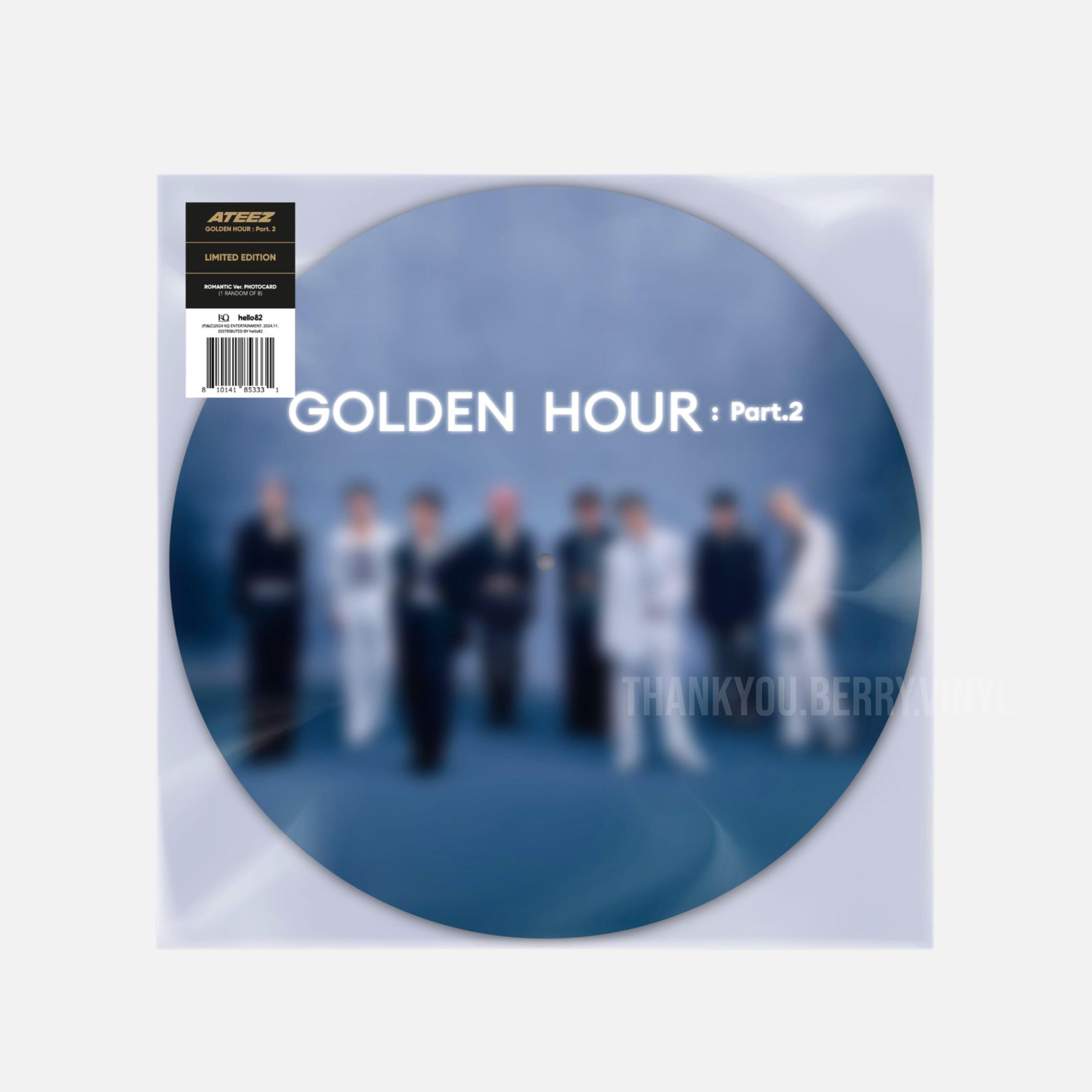 [国内発送] ATEEZ LP ミニ11集 Golden Hour Part.2 (限定盤/ピクチャーディスク盤)