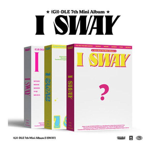 (여자)아이들 (G)I-DLE ミニ7집 I SWAY - 3종 세트・送料無料 (開封済アルバム、フォトカードなし)